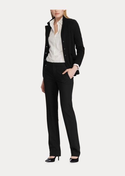 Pantalones Ralph Lauren Mujer Negros - Straight-Leg - JSFOY0365